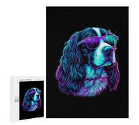 Puzzles pour Adolescents 500 PCS English Springer Spaniel Puzzles pour Adultes Jeux Relaxants Décoration Murale Activités Amusantes À La Maison 500 PCS