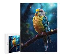 Puzzles pour Adolescents 500 PCS Epic Rainy Budgie Bird Puzzles pour Adultes Jeux Relaxants pour S'amuser en Famille Cadeaux De Noël Et d'anniversaire 500 PCS