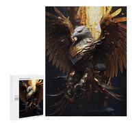 Puzzles pour Adolescents 500 PCS Fantasy Bald Eagle Magic Puzzles pour Adultes Jeux De Société en Famille Améliorer La Mémoire Cadeaux d'anniversaire Uniques 500 PCS