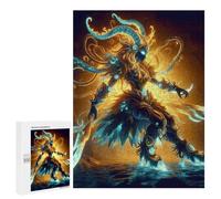 Puzzles pour Adolescents 500 PCS Fantasy Demon Artwork Puzzles pour Adultes Activités Familiales Interaction Parent-Enfant Jeu Au Design Élégant 500 PCS