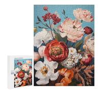 Puzzles pour Adolescents 500 PCS Floral Harmony in Bloom Puzzle Anti-Stress, Jouet Idéal pour Une Décoration Amusante À La Maison, 500 PCS