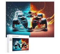 Puzzles pour Adolescents 500 PCS Formula 1 Car Speed & Style Puzzles, Jeux Relaxants, Décoration Intérieure, Cadeaux Et Idées Cadeaux Uniques pour Un Anniversaire 500 PCS