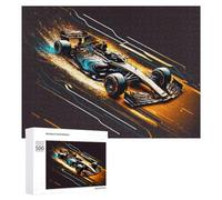 Puzzles pour Adolescents 500 PCS Formula 1 Speed Artwork -1 Casse-têtes pour Adultes Jeu De Réflexion Assemblage De Motifs Interaction Parent-Enfant 500 PCS