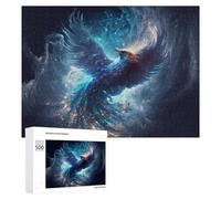 Puzzles pour Adolescents 500 PCS Galactic Phoenix Cosmic Artwork -1 Puzzles pour Adultes Jeux Relaxants Découpe De Précision Jeu Stimulant Cadeaux 500 PCS