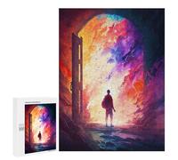 Puzzles pour Adolescents 500 PCS Gateway to Colorful Dreams Puzzles pour Adultes Jeux De Société en Famille Améliorer La Mémoire Cadeaux d'anniversaire Uniques 500 PCS