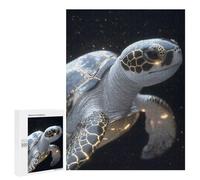 Puzzles pour Adolescents 500 PCS Golden Sea Turtle Animal Puzzles pour Adolescents, Jouets Anti-Stress, Décoration Murale, Cadeaux d'anniversaire Et De Noël Uniques 500 PCS