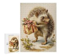 Puzzles pour Adolescents 500 PCS Hedgehog with Puzzles pour Adultes, Jeux en Famille, Décoration Intérieure, Cadeaux De Noël Et d'anniversaire 500 PCS