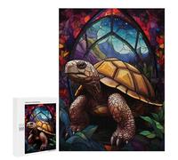 Puzzles pour Adolescents 500 PCS Hinged Tortoise Turtle Puzzles pour Adolescents, Jouets Anti-Stress, Décoration Murale, Cadeaux d'anniversaire Et De Noël Uniques 500 PCS