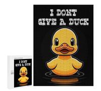 Puzzles pour Adolescents 500 PCS I Dont Give A Duck Casse-têtes pour Adultes Jeu De Réflexion Assemblage De Motifs Interaction Parent-Enfant 500 PCS