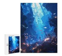 Puzzles pour Adolescents 500 PCS in The Depths Casse-têtes pour Adultes Jeu De Réflexion Assemblage De Motifs Interaction Parent-Enfant 500 PCS
