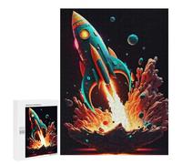 Puzzles pour Adolescents 500 PCS Legendary Fire Galaxy Puzzles pour Adultes Jouets Anti-Stress pour S'amuser en Famille Interaction Parent-Enfant 500 PCS