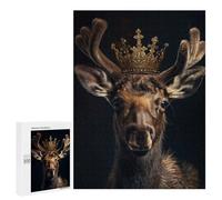 Puzzles pour Adolescents 500 PCS Little Moose King Puzzles pour Adolescents, Jouets Anti-Stress, Décoration Murale, Cadeaux d'anniversaire Et De Noël Uniques 500 PCS