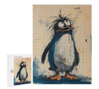 Puzzles pour Adolescents 500 PCS Lost Penguin Puzzles pour Adolescents, Jouets Anti-Stress, Décoration Murale, Cadeaux d'anniversaire Et De Noël Uniques 500 PCS