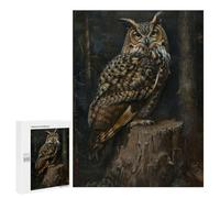 Puzzles pour Adolescents 500 PCS Magical Cute Owl Bird Puzzles pour Adolescents, Jouets Anti-Stress, Décoration Murale, Cadeaux d'anniversaire Et De Noël Uniques 500 PCS