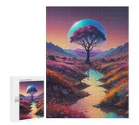 Puzzles pour Adolescents 500 PCS Magical River Tree Bubble Puzzles pour Adolescents, Jouets Anti-Stress, Décoration Murale, Cadeaux d'anniversaire Et De Noël Uniques 500 PCS