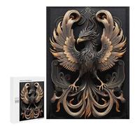 Puzzles pour Adolescents 500 PCS Mighty Golden Phoenix Puzzles pour Adultes Jeux Relaxants, Amusants Et Humoristiques, Stimulants À Compléter 500 PCS