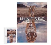 Puzzles pour Adolescents 500 PCS Mindset is Everything Puzzles Jeux De Détente Décoration Parfaite Cadeaux Uniques d'anniversaire Et De Noël 500 PCS
