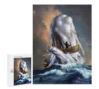 Puzzles pour Adolescents 500 PCS Moby Dick Puzzles pour Adultes, Jouets Anti-Stress, Activités Amusantes À Faire À La Maison, 500 PCS