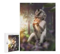 Puzzles pour Adolescents 500 PCS Monkey Glowing Butterfly Puzzles pour Adolescents, Jouets Anti-Stress, Décoration Murale, Cadeaux d'anniversaire Et De Noël Uniques 500 PCS