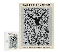 Puzzles pour Adolescents 500 PCS Monte Carlo Ballet Fest Puzzles pour Adultes Jeux Amusants Décoration Parfaite Cadeaux Uniques d'anniversaire Et De Noël 500 PCS