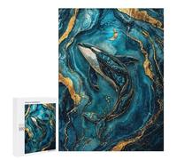 Puzzles pour Adolescents 500 PCS Mystic Currents Kintsugi Art Puzzles pour Adultes, Jouets Anti-Stress, Activités Amusantes À Faire À La Maison, 500 PCS
