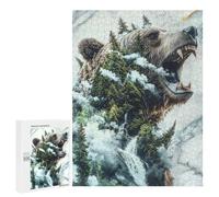 Puzzles pour Adolescents 500 PCS Natures Roar Puzzles pour Adultes Jeu Familial Décoration Parfaite Difficile À Compléter 500 PCS