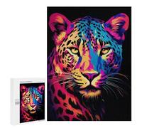 Puzzles pour Adolescents 500 PCS Neon Jaguar Puzzles, Jeux Relaxants, Décoration Intérieure, Cadeaux Et Idées Cadeaux Uniques pour Un Anniversaire 500 PCS