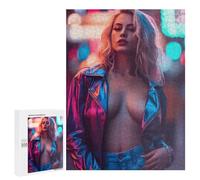 Puzzles pour Adolescents 500 PCS Neon Nights Jacket Puzzles pour Adultes Jeu De Réflexion Décoration Intérieure Activités Amusantes À La Maison 500 PCS