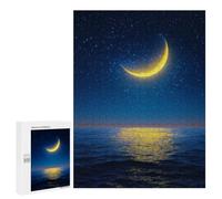Puzzles pour Adolescents 500 PCS Ocean Moonlit Night Sky Puzzles pour Adolescents Améliorent La Mémoire Difficiles À Compléter Jeux Stimulants 500 PCS