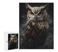 Puzzles pour Adolescents 500 PCS Owl Enchanted Isle Puzzles pour Adultes - Jeu Manuel Anti-Stress - Cadeaux Uniques pour Anniversaire Et Noël 500 PCS