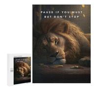 Puzzles pour Adolescents 500 PCS Pause If You Must Puzzles pour Adultes Jeu Familial Décoration Parfaite Difficile À Compléter 500 PCS