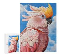 Puzzles pour Adolescents 500 PCS Pink Cockatoo Puzzles pour Adolescents, Jouets À Faire Soi-même, Activités Amusantes À La Maison pour Passer Le Temps, 500 PCS