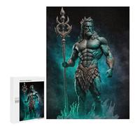 Puzzles pour Adolescents 500 PCS Poseidon God of The Seas Puzzles pour Adolescents, Jouets À Faire Soi-même, Activités Amusantes À La Maison pour Passer Le Temps, 500 PCS
