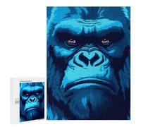 Puzzles pour Adolescents 500 PCS Powerful Gorilla Pixel Art Puzzles pour Adolescents, Jouets Anti-Stress, Décoration Murale, Cadeaux d'anniversaire Et De Noël Uniques 500 PCS