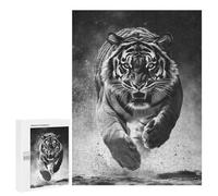 Puzzles pour Adolescents 500 PCS Powerful Tiger Running Puzzles pour Adolescents Améliorent La Mémoire Difficiles À Compléter Jeux Stimulants 500 PCS