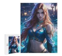 Puzzles pour Adolescents 500 PCS Puzzle pour Adultes Anime Starlit Gaming Girl Puzzle Mural Difficile À Difficile Aide À Exercer Le Cerveau 500 PCS