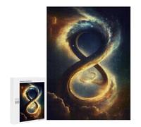 Puzzles pour Adolescents 500 PCS Puzzle pour Adultes Cosmic Serpent in Space Puzzle Mural Difficile À Difficile Aide À Exercer Le Cerveau 500 PCS