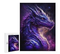 Puzzles pour Adolescents 500 PCS Puzzle pour Adultes Galactic Dragon Art Print-15 Puzzle Mural Difficile À Difficile Aide À Exercer Le Cerveau 500 PCS