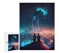 Puzzles pour Adolescents 500 PCS Puzzle pour Adultes Galaxy Astral Lovers Puzzle Mural Difficile À Difficile Aide À Exercer Le Cerveau 500 PCS