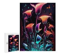 Puzzles pour Adolescents 500 PCS Puzzles Flower Puzzle Jeu Manuel Décoration Murale Idéal comme Cadeau pour Toute La Famille 500 PCS