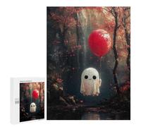 Puzzles pour Adolescents 500 PCS Puzzles pour Adultes Autumn Ghost with Balloon Jeux De Société en Famille Offre Cadeau d'anniversaire pour Toute La Famille 500 PCS