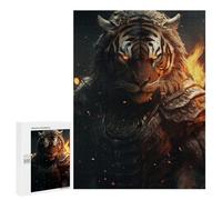 Puzzles pour Adolescents 500 PCS Puzzles pour Adultes Evil Tiger Warrior Suit Jeux De Société en Famille Offre Cadeau d'anniversaire pour Toute La Famille 500 PCS
