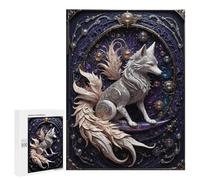 Puzzles pour Adolescents 500 PCS Puzzles pour Adultes Guardian Steampunk Fox Jeu De Réflexion Amusant Et Humoristique pour Stimuler Le Cerveau 500 PCS