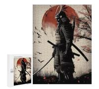 Puzzles pour Adolescents 500 PCS Puzzles Samurai Warrior Poster Puzzle Jeu Manuel Décoration Murale Idéal comme Cadeau pour Toute La Famille 500 PCS