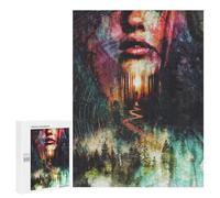Puzzles pour Adolescents 500 PCS Puzzles The Illusions Forest Puzzle Jeu Manuel Décoration Murale Idéal comme Cadeau pour Toute La Famille 500 PCS