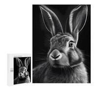 Puzzles pour Adolescents 500 PCS Rabbit Bunny Puzzles pour Adultes Jouets Anti-Stress pour S'amuser en Famille Interaction Parent-Enfant 500 PCS