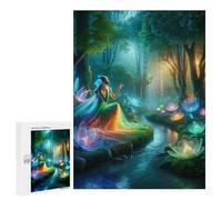 Puzzles pour Adolescents 500 PCS Rainbow Forest Jeu De Puzzle Familial Décoration Parfaite Cadeaux Uniques pour Un Anniversaire Et Noël 500 PCS