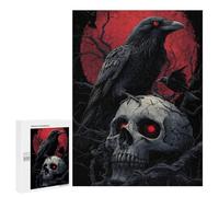 Puzzles pour Adolescents 500 PCS Raven Puzzles pour Adultes Jeux Relaxants Décoration Murale Activités Amusantes À La Maison 500 PCS