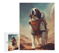 Puzzles pour Adolescents 500 PCS Saint Bernard Mars Puzzles, Jeux Relaxants, Décoration Intérieure, Cadeaux Et Idées Cadeaux Uniques pour Un Anniversaire 500 PCS