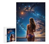 Puzzles pour Adolescents 500 PCS Sexy Space Girl Casse-têtes pour Adultes Jeu De Réflexion Assemblage De Motifs Interaction Parent-Enfant 500 PCS